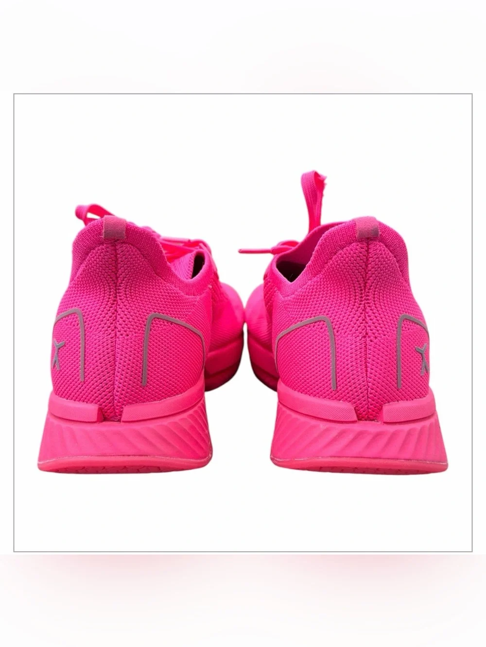 Flux Footwear Adapt Runner NEON Pink M7 Women 8.5 Athletic Knit Shoes Sneakers